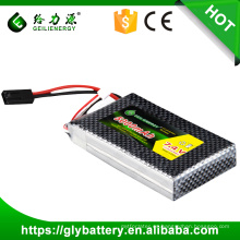 Batería al por mayor del abejón Li-po 7.4v 5000mah 45C MSDS Approved